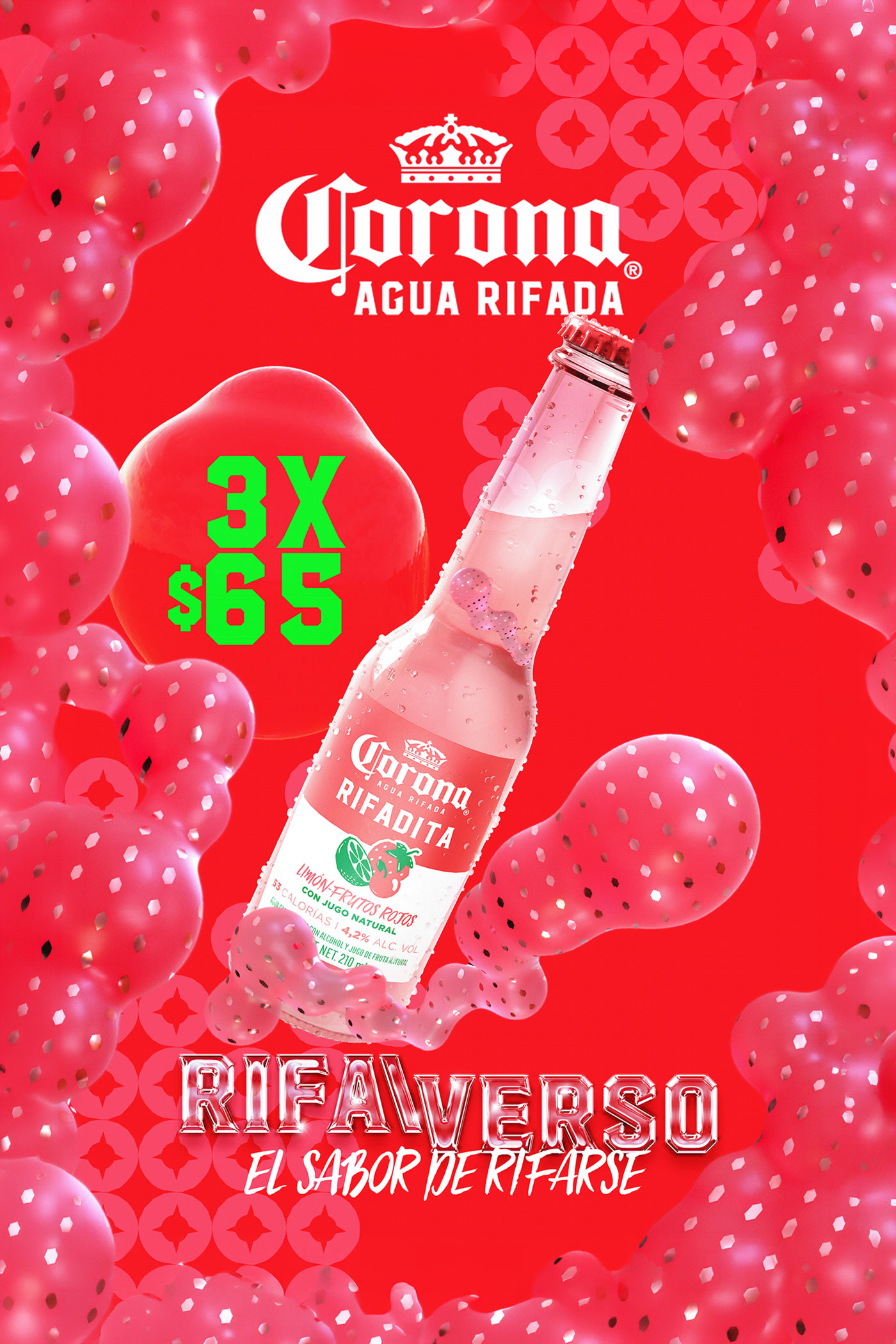 Corona RifaVerso — edición roja