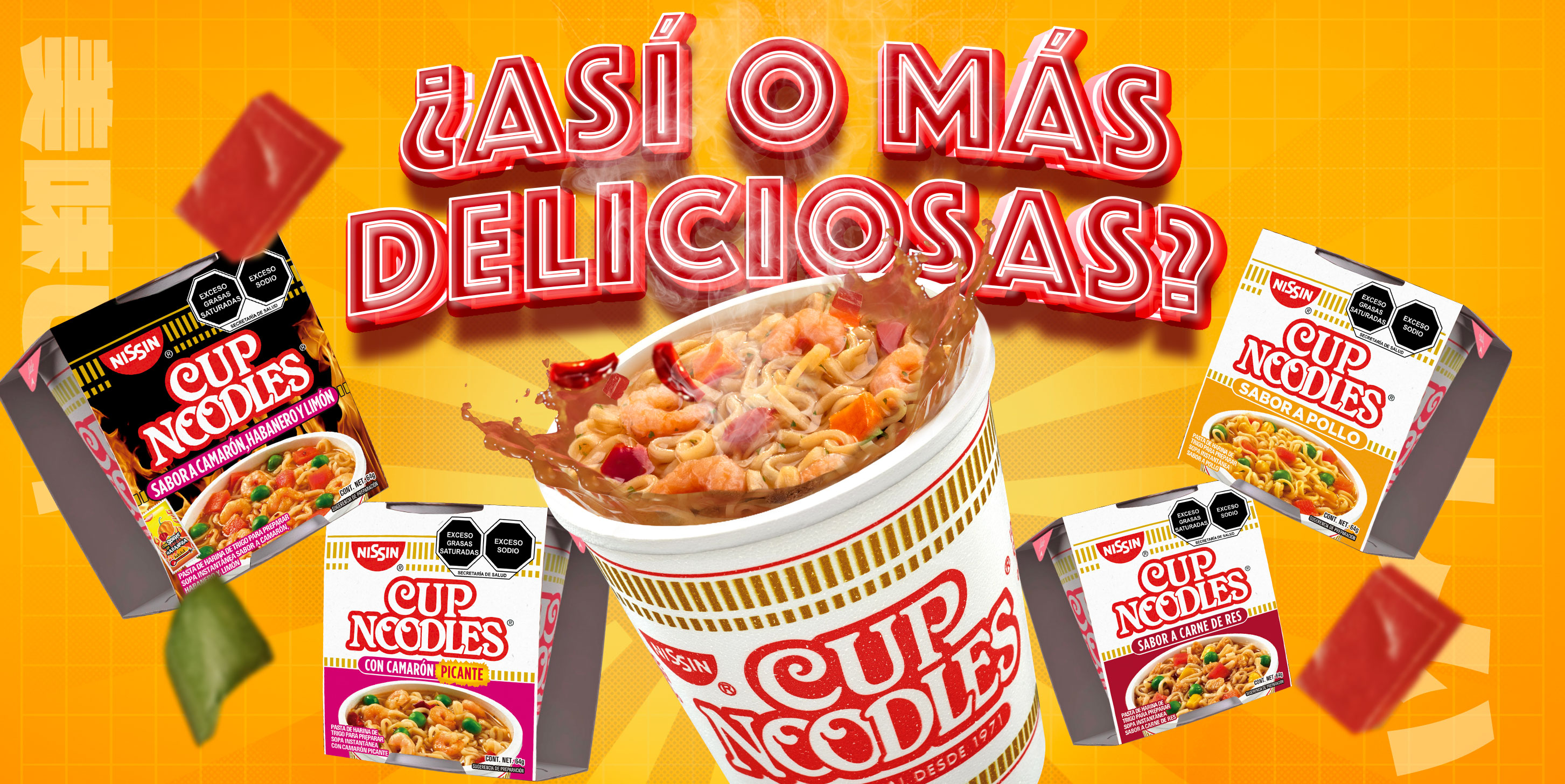 Nissin campaign key visual