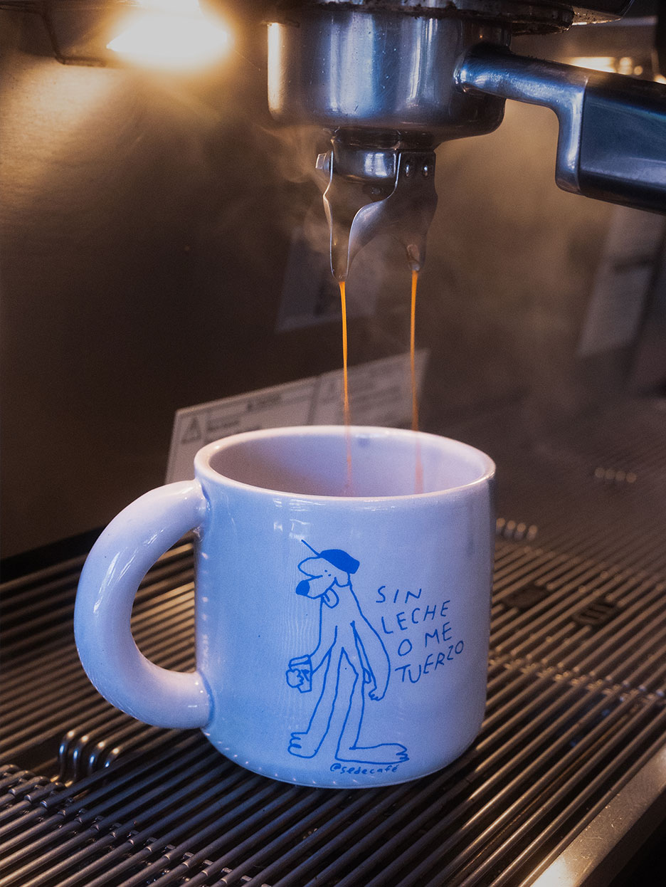 Milk pour close-up